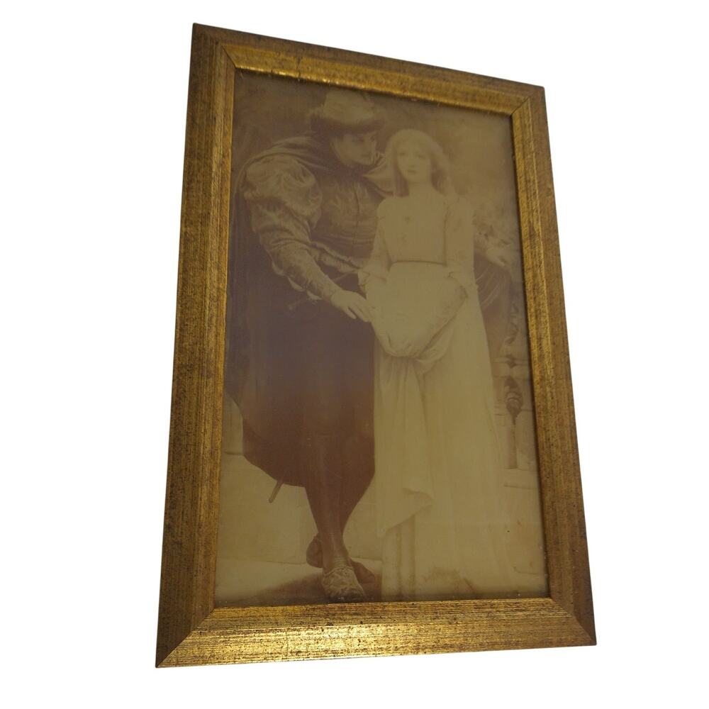 Vintage C.E. Perugini The First Spoken Words of Love Photograph Framed - Picture 4 of 6